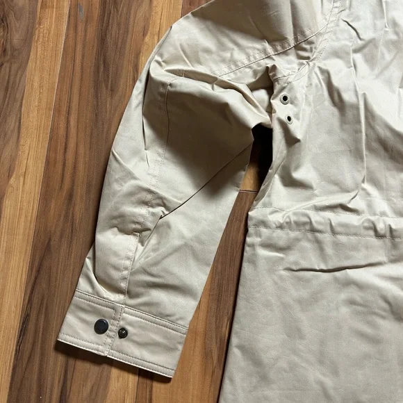 Hunter Women’s Almond/Tan Water Resistant Jacket with Hood, Size Large, New - Picture 10 of 11